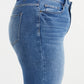 BAYEAS High Waist Release Hem Wide Leg Jeans