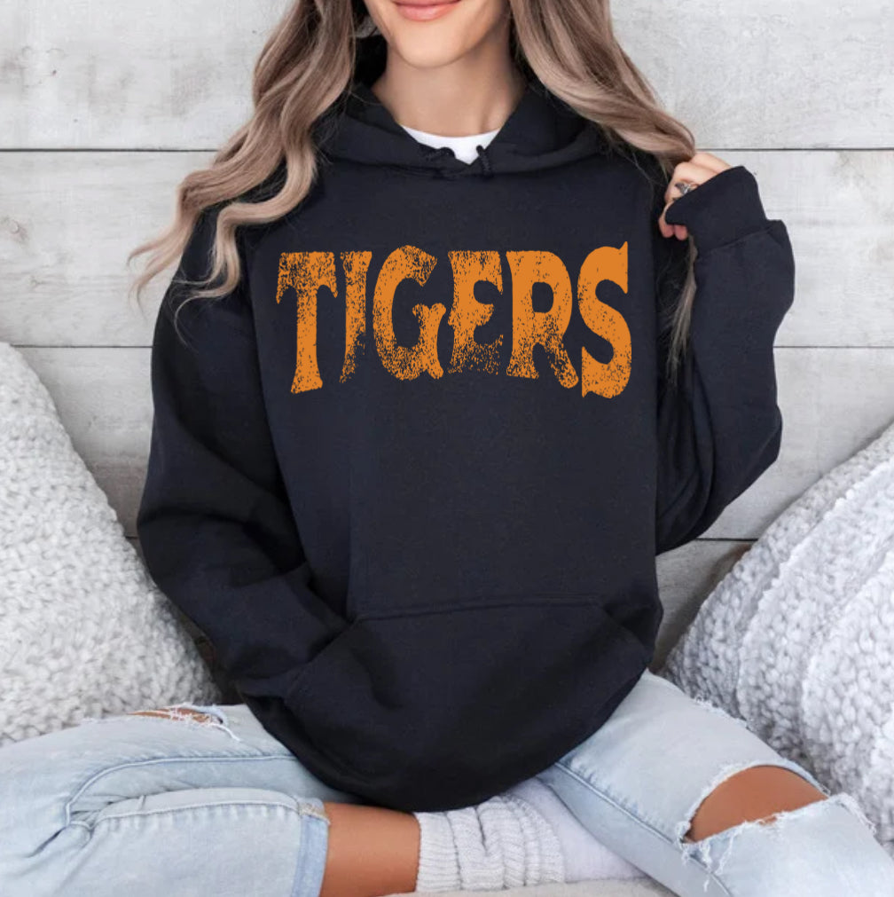 Grunge School Spirit Mascot Sweatshirt