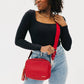 Callie Canvas Adjustable Strap: Brown