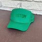 CUSTOM - Green Tonal Trucker Hat