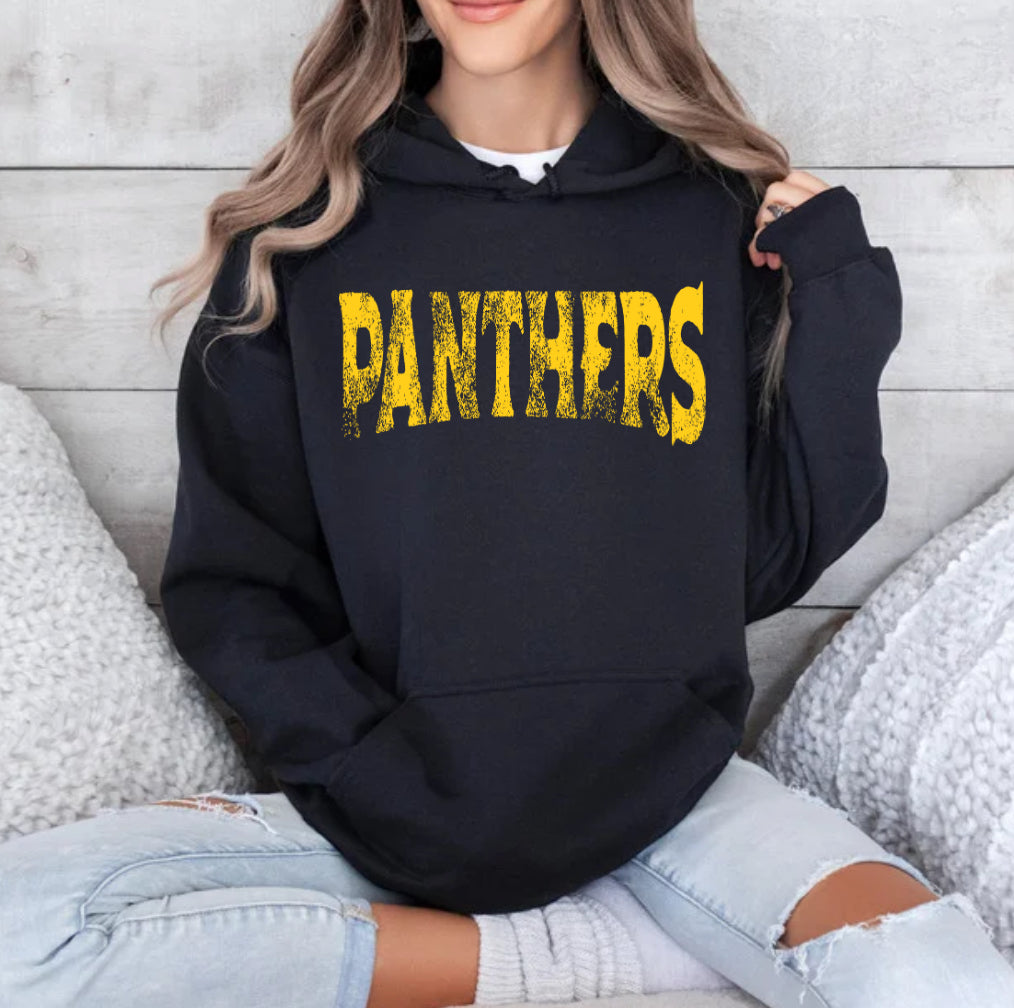 Grunge School Spirit Mascot Sweatshirt