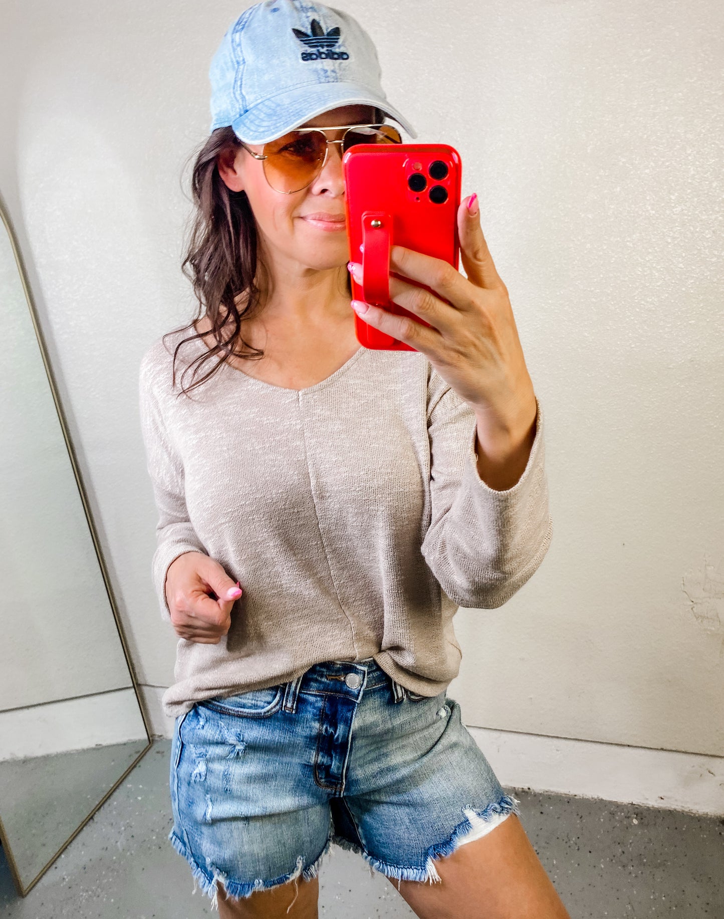 Dropped Shoulder Long Sleeve - Ivory