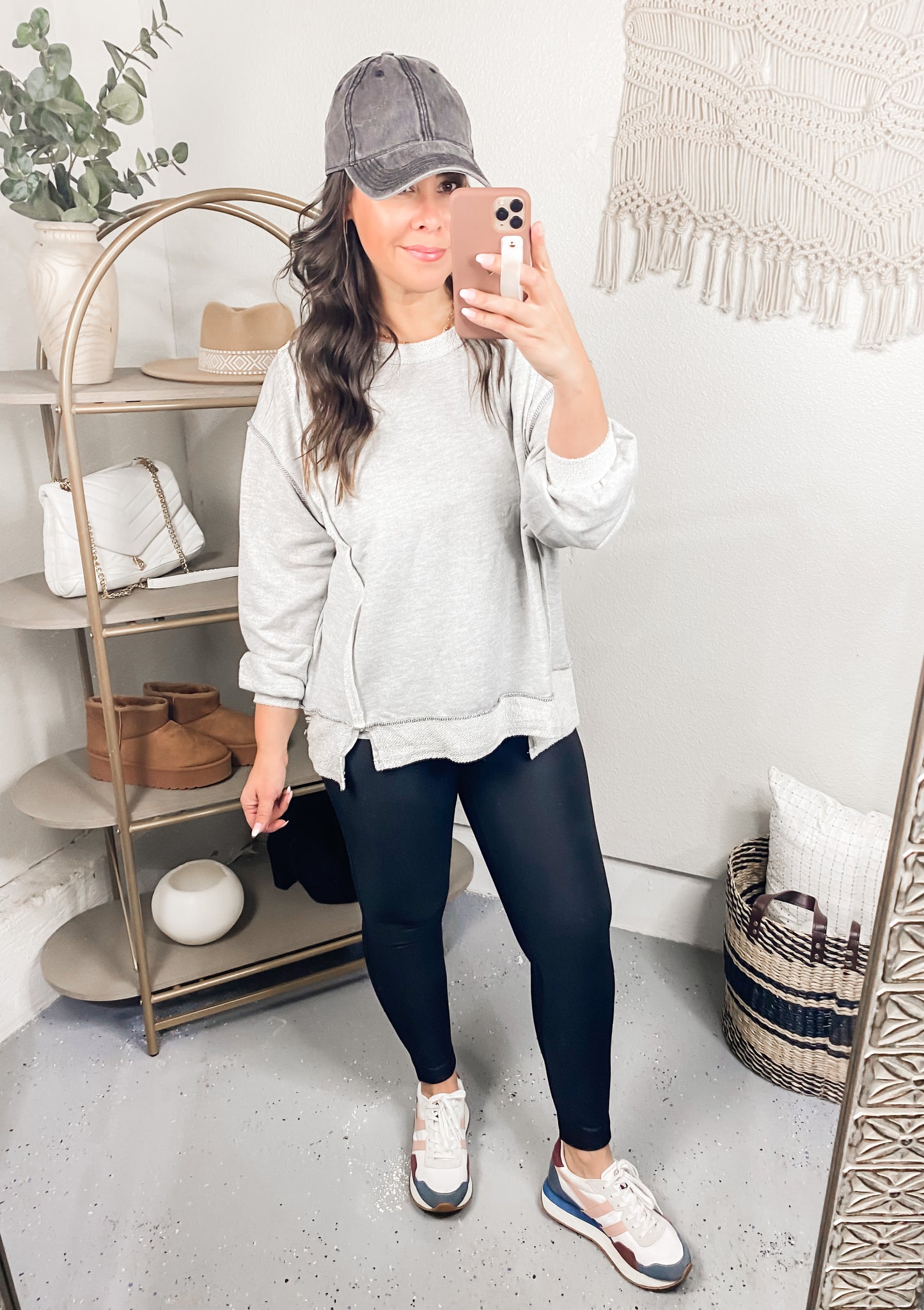 So Compelling Contrast Detail Pullover