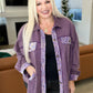 Chaos of Sequins Shacket in Purple