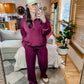Handle That Straight Leg Pants in Wine