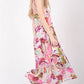 Tropical Printed Cami Midi Dress