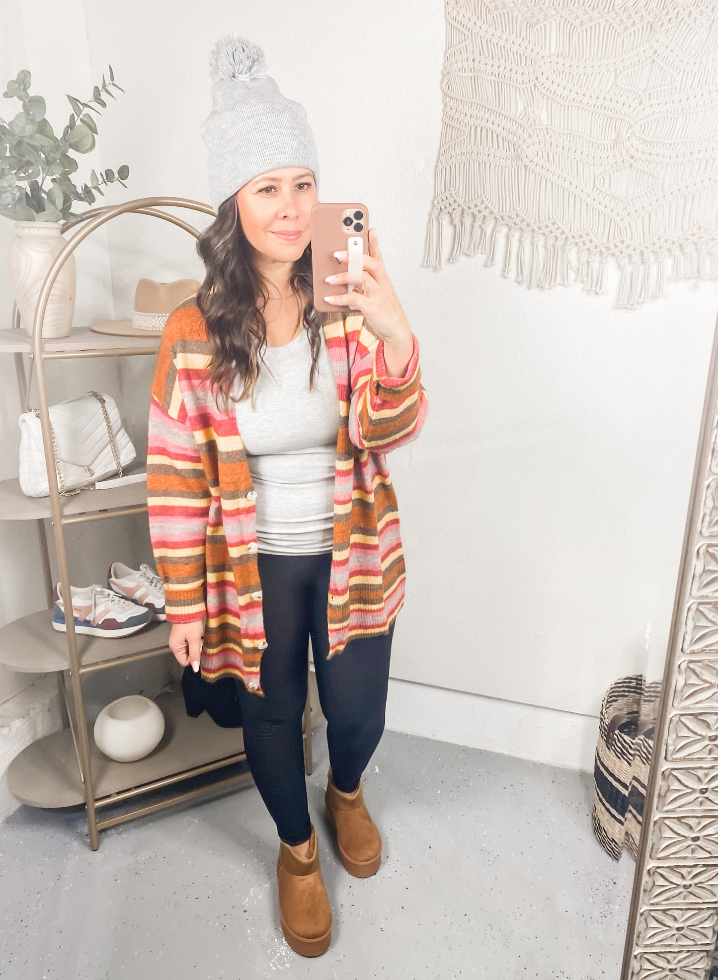 Henny Penny Striped Cardigan