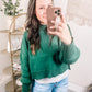 Mags Side Slit Cropped Sweater