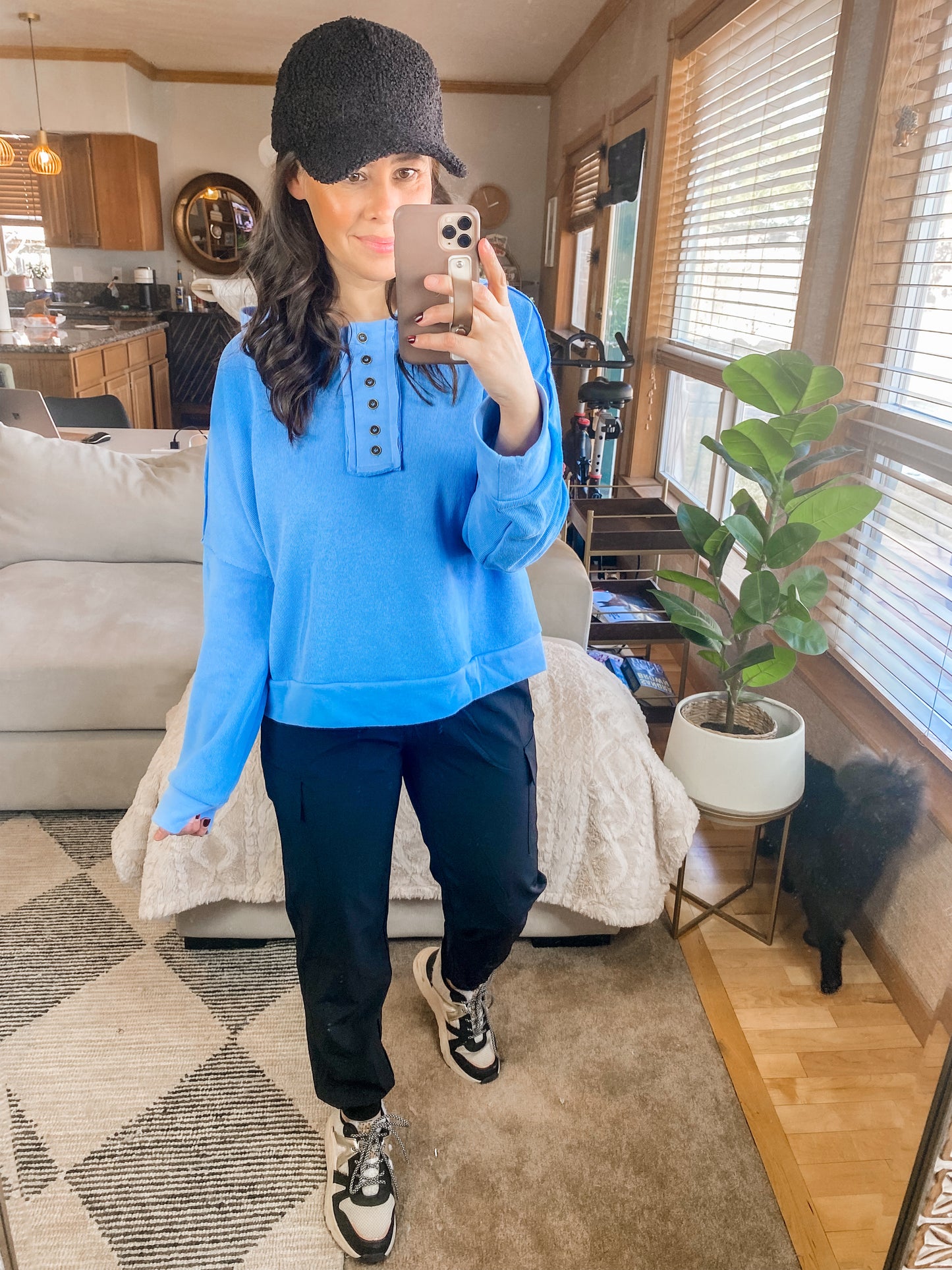 Throwback Heartthrob Hoodie in Sky