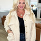 Shrouded in Sherpa Coat in White