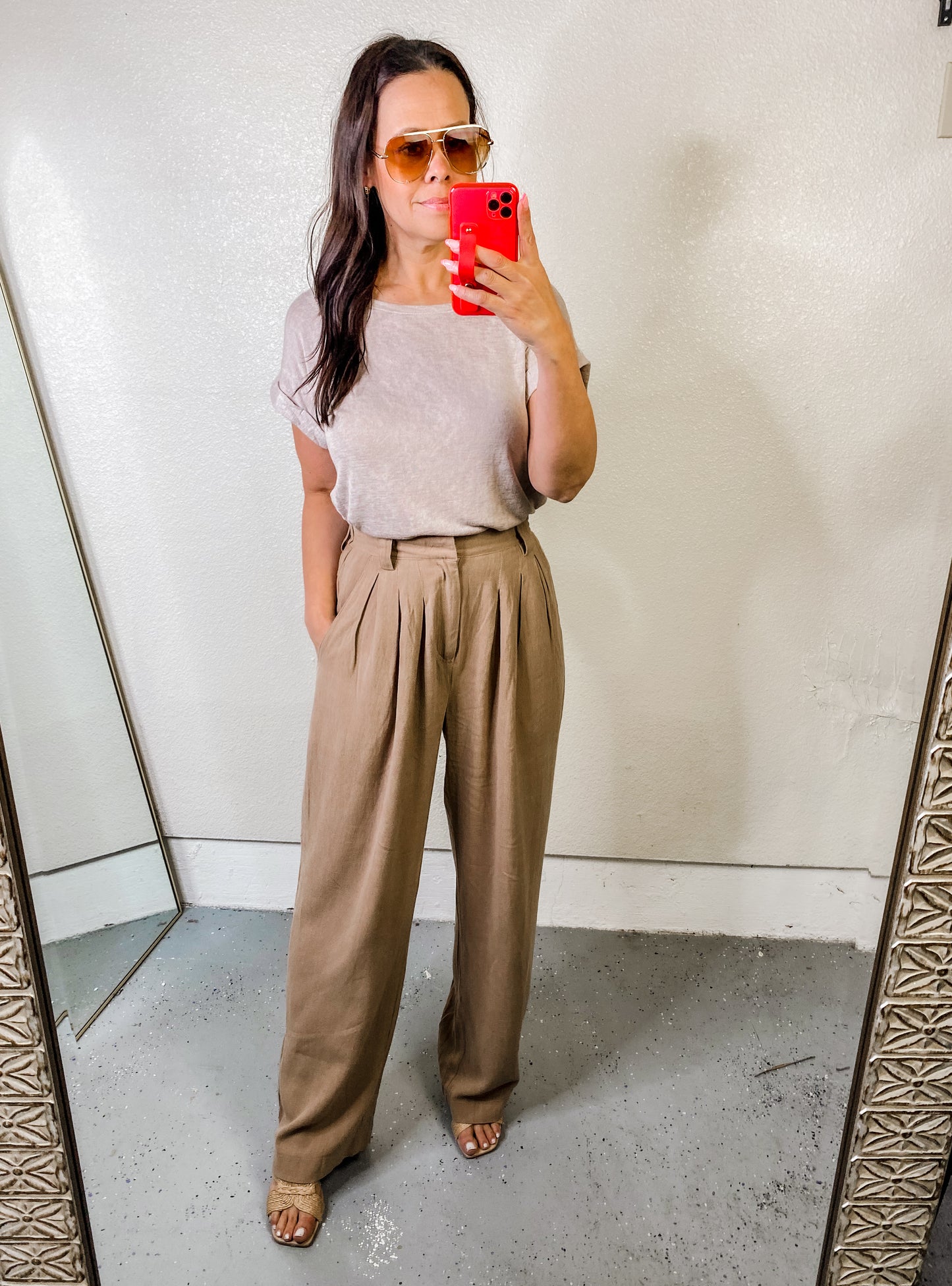 Business Meeting Wide Leg Pants