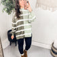 Can't Decide Color Block Striped Sweater