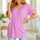 Absolute Favorite V-Neck Top in Orchid