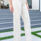 Alice High Rise Over Dyed 90's Straight Jeans in Light Khaki