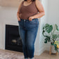 Judy Blue Mid Rise Cuffed Slim Fit Jeans