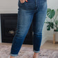 Judy Blue Mid Rise Cuffed Slim Fit Jeans