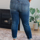 Judy Blue Mid Rise Cuffed Slim Fit Jeans