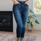 Judy Blue Mid Rise Cuffed Slim Fit Jeans