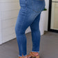 Judy Blue High Rise Tummy Control Side Slit Skinny Jeans