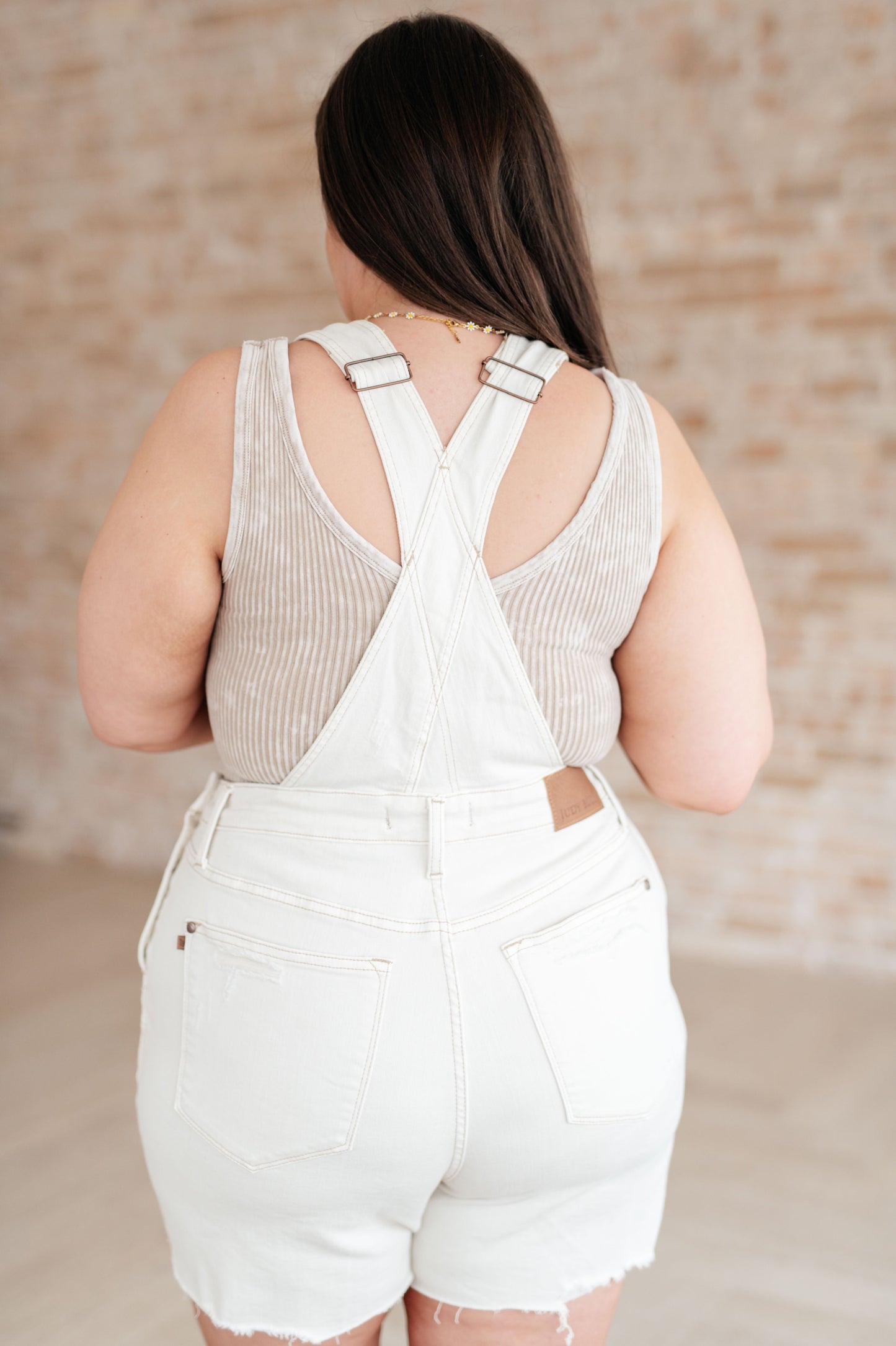 Judy Blue Garment Dyed Cutoff Shortalls