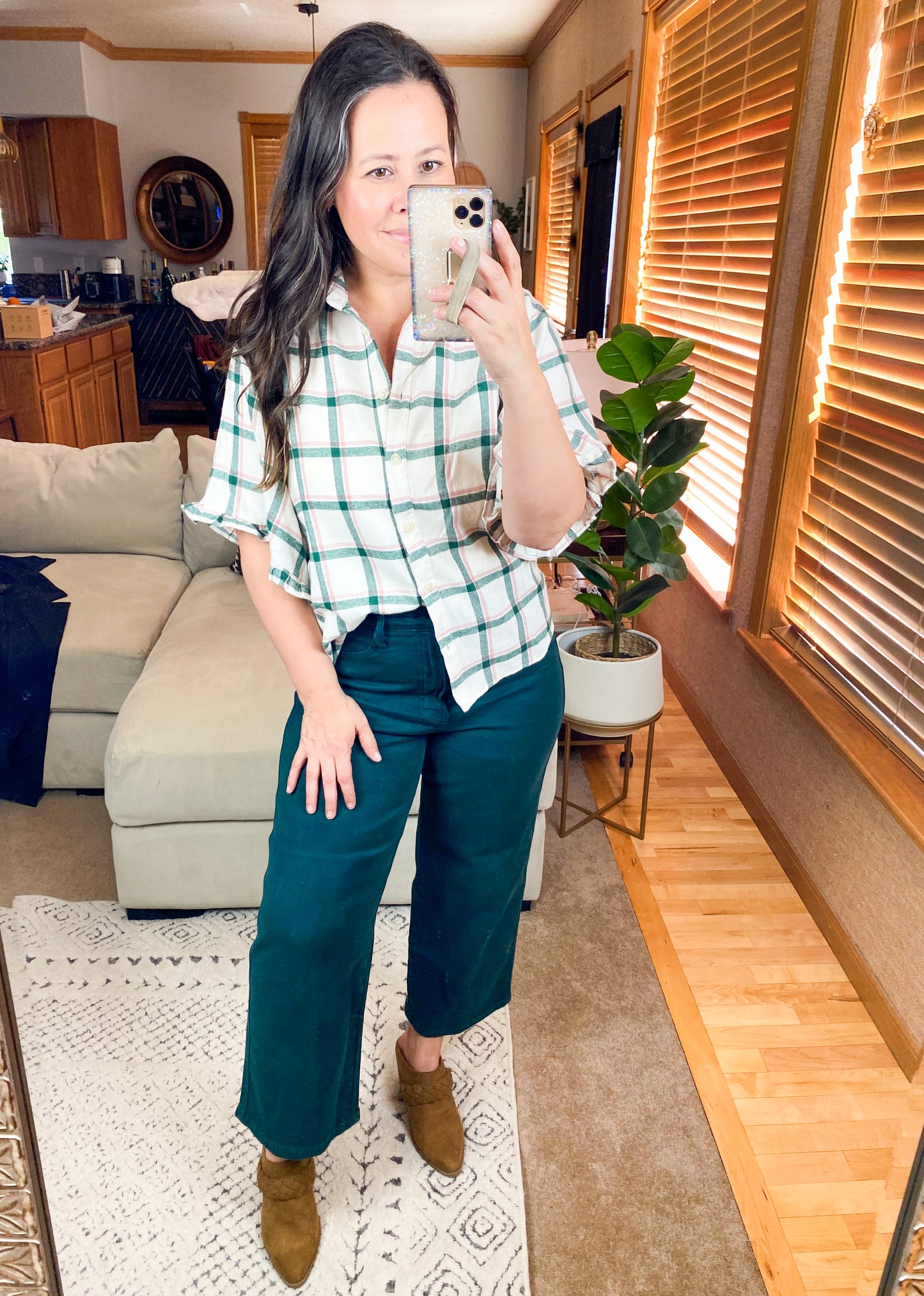 Perfect Picnic Plaid Top