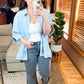 Zenana Acid Wash High Waist Frayed Hem Cropped Jeans - Multiple Colors