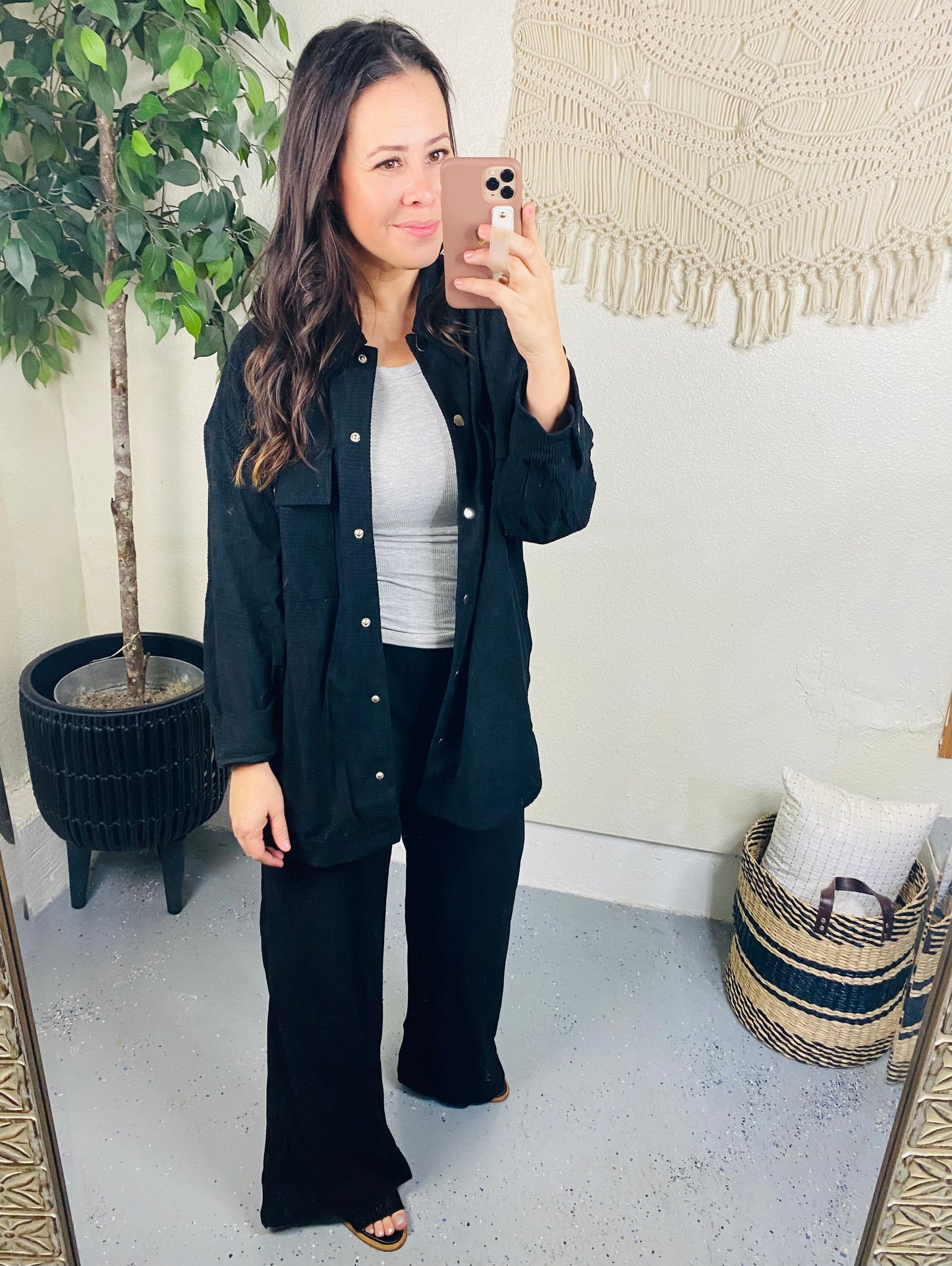 Come Rain or Shine Wide Leg Pants