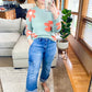 In The Groove Mod Floral Sweater