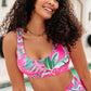 Barbados Tropical Print Swim Top