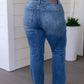 Judy Blue High Rise Tummy Control Release Hem Slim Bootcut Jeans
