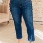 Judy Blue Mid Rise Vintage Cuffed Skinny Capri