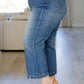 Judy Blue High Rise Vintage Wide Leg Crop Jeans