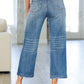 Judy Blue High Rise Vintage Wide Leg Crop Jeans