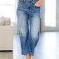 Judy Blue High Rise Vintage Wide Leg Crop Jeans