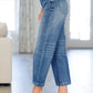 Judy Blue High Rise Vintage Wide Leg Crop Jeans