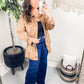 Faux Suede Shirt Jacket - 2 colors