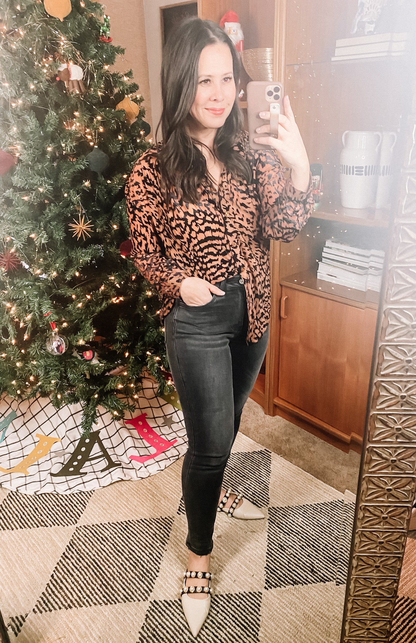 So Fierce Animal Print Blouse