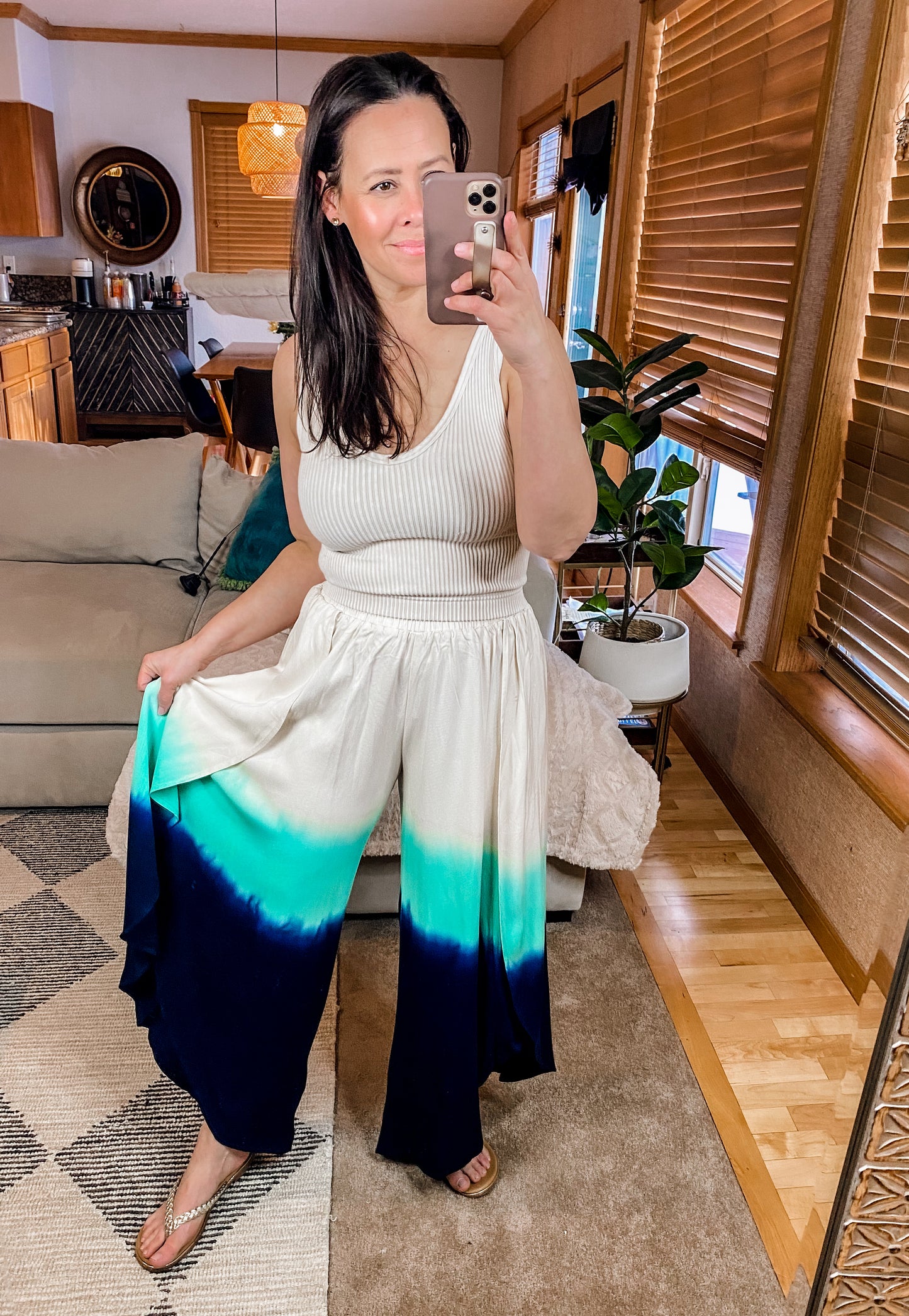 Day and Night Ombre Tulip Pants