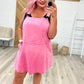 Gretchen Overall Skort Jumper in Fuchsia