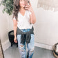 Ramona High Rise Rigid Magic Destroyed Straight Jeans