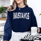 Grunge School Spirit Mascot Sweatshirt