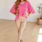 Cali Blouse in Magenta