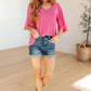 Cali Blouse in Magenta