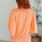 Cali Blouse in Neon Orange