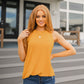 Can't Wait for Spring Hi-Low Sleeveless Top in Mustard