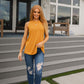 Can't Wait for Spring Hi-Low Sleeveless Top in Mustard