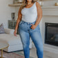 Judy Blue Mid Rise Vintage Skinny Jeans