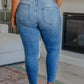 Judy Blue Mid Rise Vintage Skinny Jeans