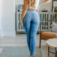 Judy Blue Mid Rise Vintage Skinny Jeans