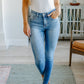 Judy Blue Mid Rise Vintage Skinny Jeans